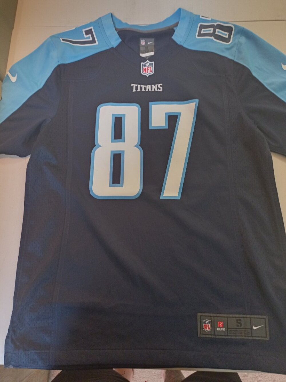 Rare Nike On Field Eric Decker Tennessee Titans NFL Football Jersey Adult Small - Picture 2 of 7